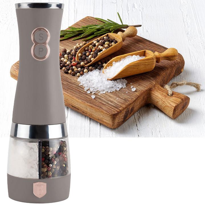 Actual product image BerlingerHaus Electric 2in1 salt & pepper mill (Pepper, Salt, Various spices)
