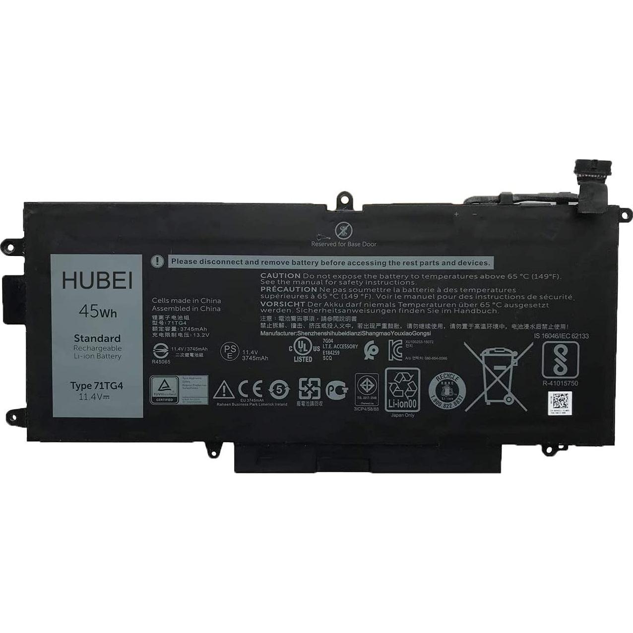 Dell Battery, 60WHR, 4 Cell (4 Zellen), Notebook Akku