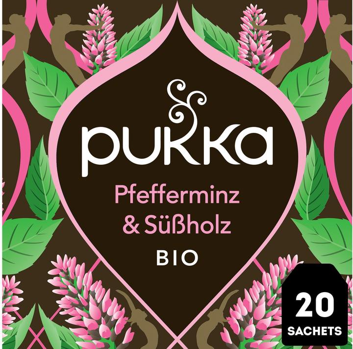 Image du produit Pukka Thé à la menthe poivrée et à la réglisse (30 g)