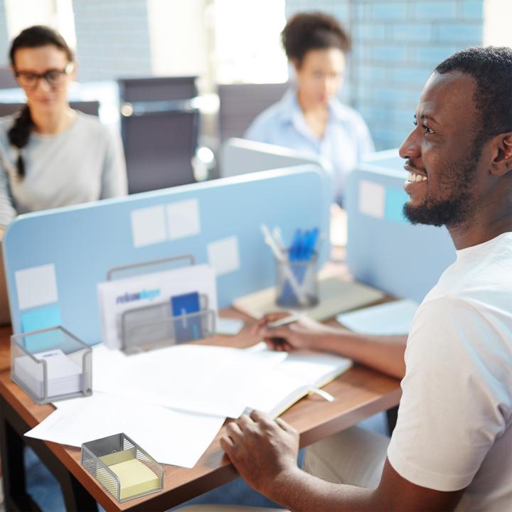 Image du produit Relaxdays Ensemble de 4 accessoires de bureau