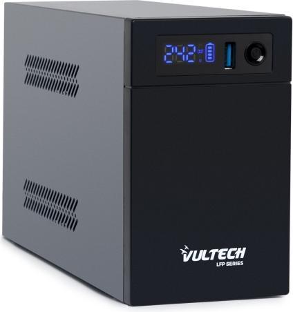 Vultech UPS1000VA-LFP UPS 1000va Unterbrechungsfreie Stromversorgung (530 W, Line-Interaktiv USV)
