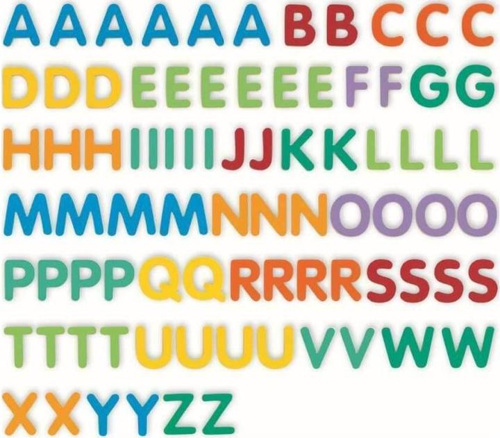 Produktbild Djeco Buchstaben (83 x)