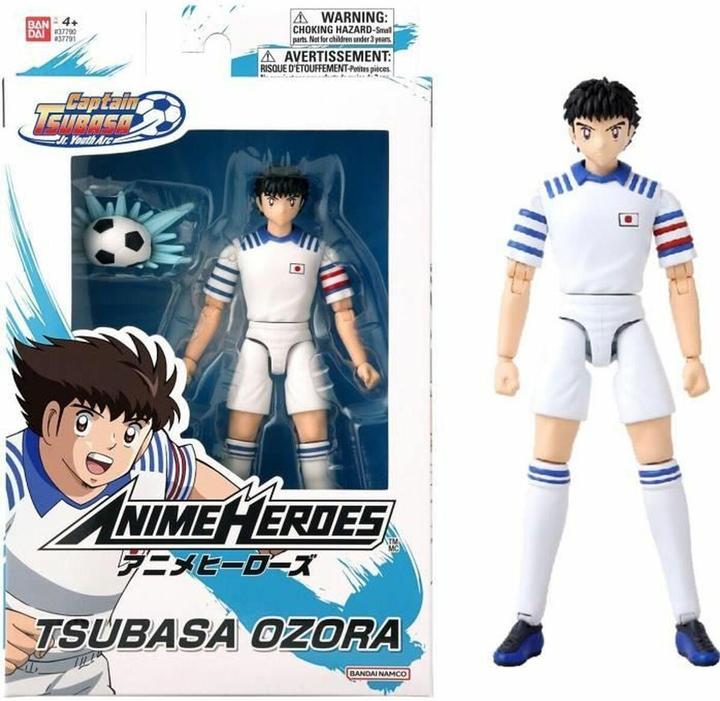 Actual product image Bandai ANIME HEROES Captain Tsubasa figure with accessories, 16 cm - Tsubasa Ozora