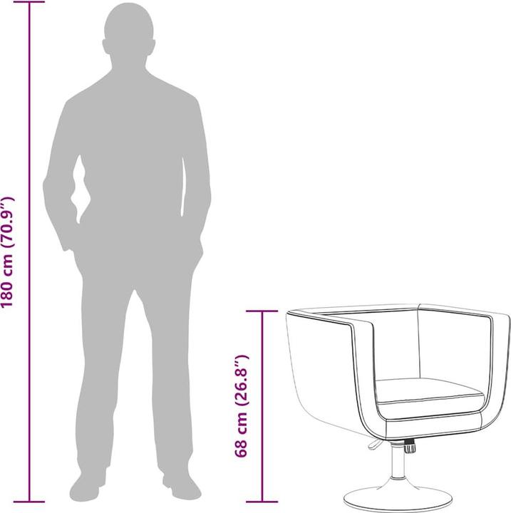 Actual product image vidaXL Sessel