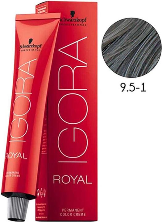 Productafbeelding Schwarzkopf IGORA ROYAL 9.5-1 60 ml (9,5-1 Parelzilver)