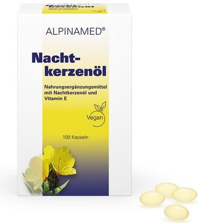 Actual product image Alpinamed Evening primrose oil (120 Piece, Capsules, 112 g)
