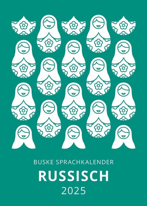 Produktbild Sprachkalender Russisch 2025 (11.5 x 16 cm, Harter Einband, Deutsch)