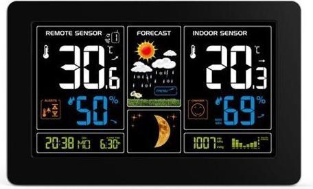 Olight Solight weather station, extra large color LCD, temperature, humidity, pressure, RCC, USB charging