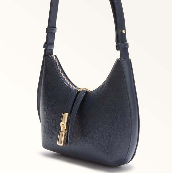 Immagine prodotto Furla goccia s leather shoulder bag, blue