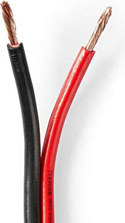 Produktbild Nedis Lautsprecherkabel 2X 2.50 mm² CCA 100.0 m rund PVC Transparent Eingewickelt (100 m)