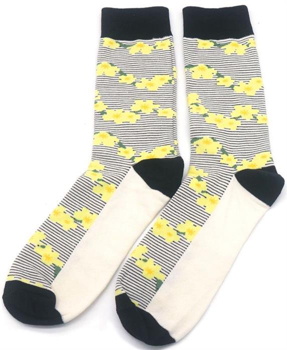 Produktbild Musthaves Socken Grösse 36 - 43 Flowers (Einzelpack, 36 - 43)