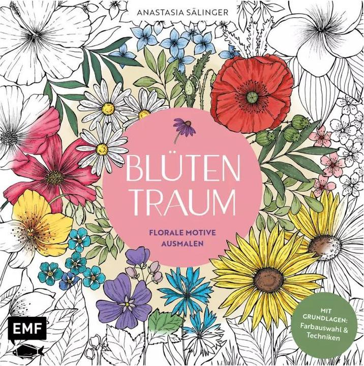 Actual product image Ausmalbuch - Florale Motive