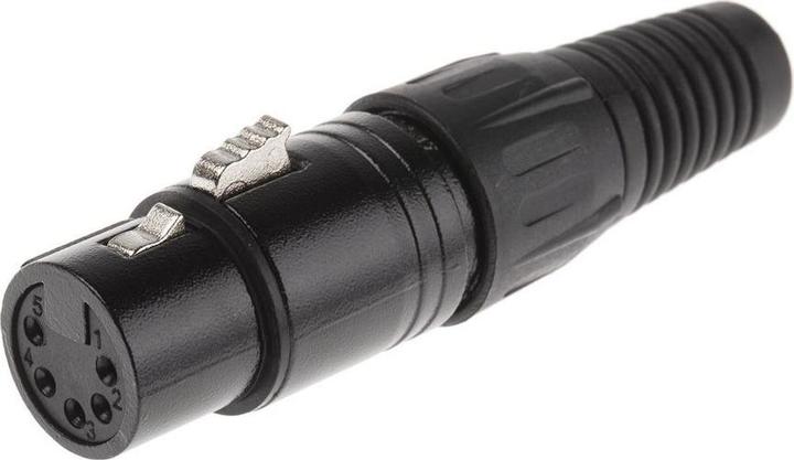 Produktbild RS PRO Kabelbuchse XLR schwarz 5-polig