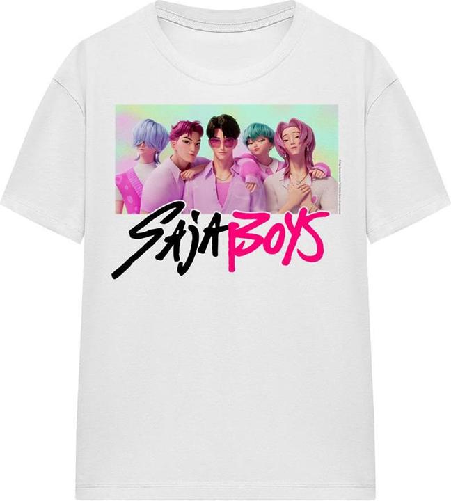 Image du produit K-Pop Demon Hunters Femme/Ladies Saja Boys Photo Frame T-Shirt (XL)