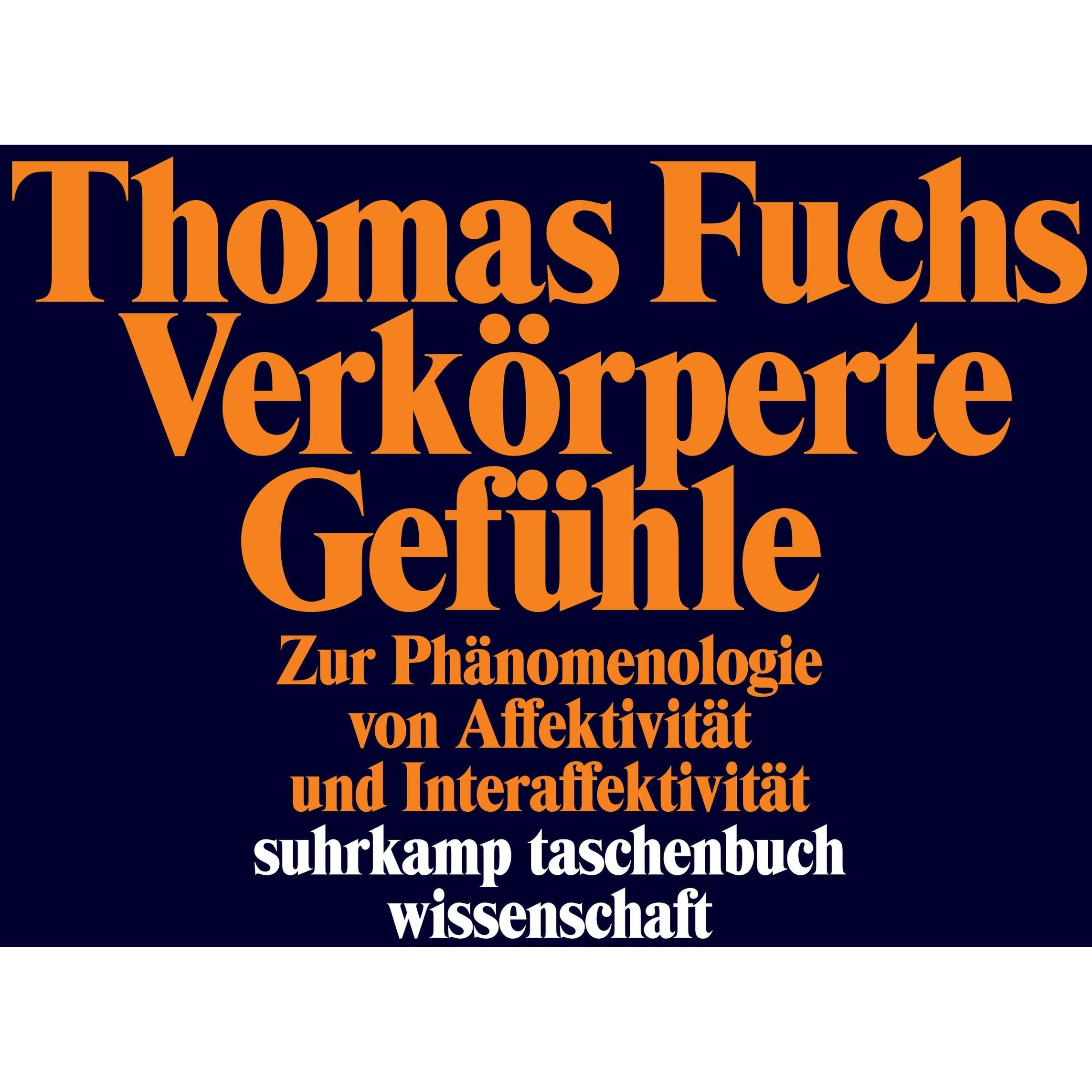 Thumbnail - Verkörperte Gefühle, Fachbücher von Thomas Fuchs