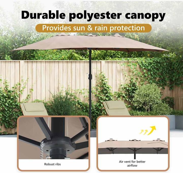 Produktbild vidaXL Garten-Sonnenschirm (2.09 m)