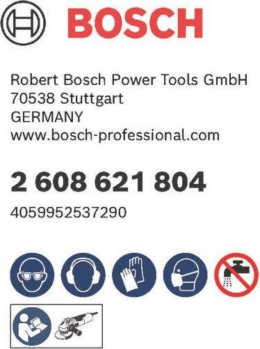 Produktbild Bosch Professional Zubehör EXPERT R782 Prisma Ceramic Fiberscheibe, X-LOCK, 115 mm, 22,23 mm, G 36, 5-tlg. (36)