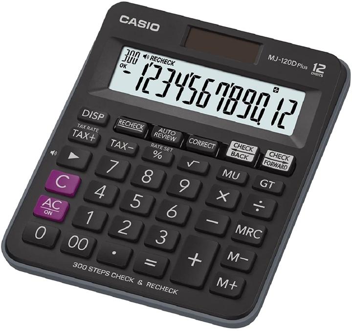 Casio MJ-120D Plus (Solar cells, Batteries)