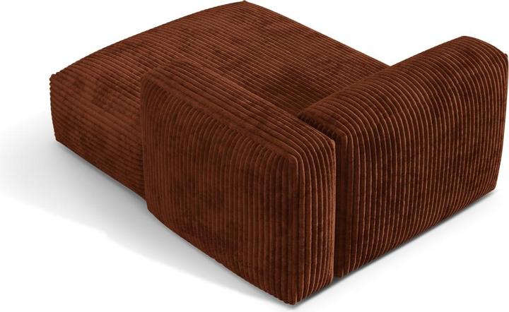 Image du produit Micadoni Chaise longue modulable droite, "Martina", 1 Place, 176x123x75 Fabriqué en Europe (Recamière)