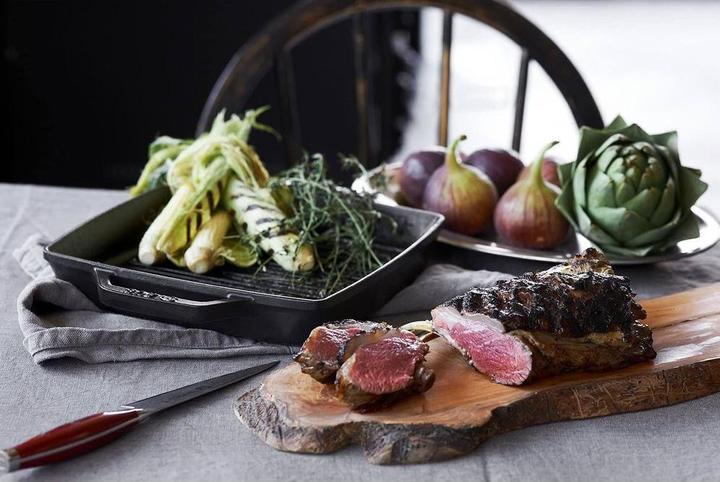 Actual product image Staub Grill pan with 2 handles (Grill pan, Cast iron)