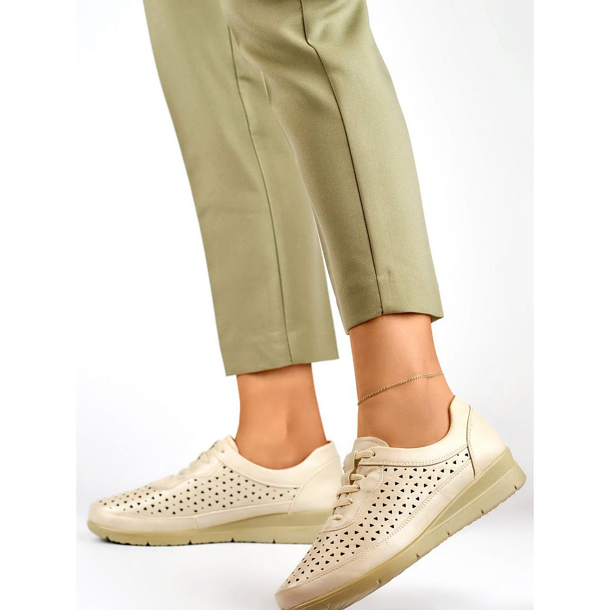 Primo, Damen, Halbschuhe, Mokassins, Beige, (37)