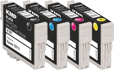 Actual product image KMP E107V Multipack BK/C/M/Y compatible with Epson T 071 (C, FC, M, Y)