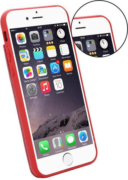 Produktbild Cadorabo TPU Kunstleder mit Kartenfach Cover (Apple iPhone 6)