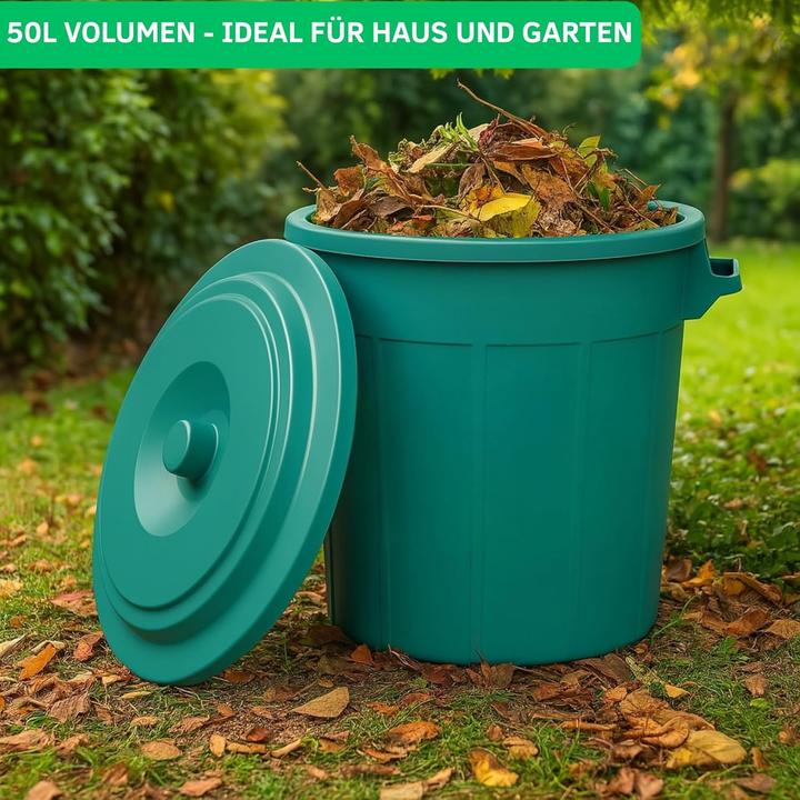 Produktbild YourCasa Mülltonne mit Deckel (100 l)