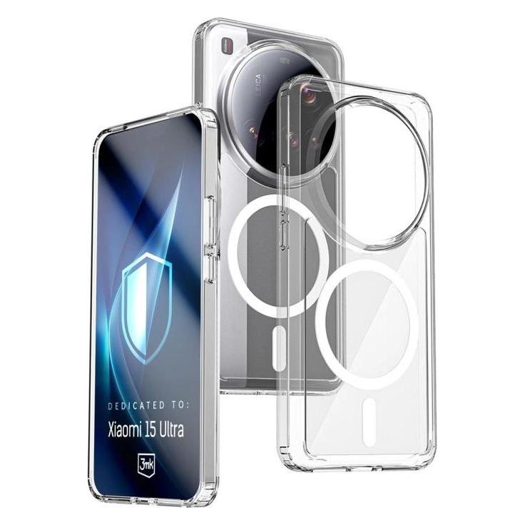 3MK Etui Armor Magcase Do Xiaomi 15 Ultra (Xiaomi 15 Ultra), Cover Smartphone, Trasparente
