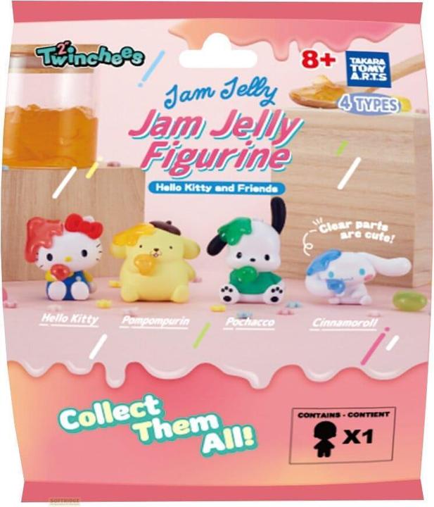 Actual product image Takara Tomy Sanrio Twinchees Minifiguren Hello Kitty & Friends Jam Jelly 5 cm Blind Pack Display (24)