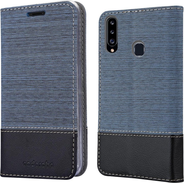 Immagine prodotto Cadorabo Copertina del libro Jeans Optics (TCL A30, Samsung Galaxy M10s, Samsung Galaxy A20)