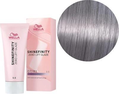 Actual product image Wella Shinefinity Zero Lift Glaze 60ml 07/81 (07, 81)