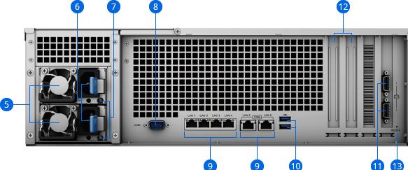 Produktbild Synology RS4021xs+ (0 TB)
