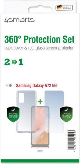 Actual product image 4smarts 360° Protection Set for Samsung Galaxy A72 5G transparent (Samsung Galaxy A72)