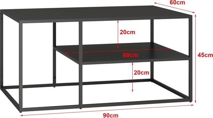 Actual product image En.Casa Solund (90 x 60 x 45 cm)