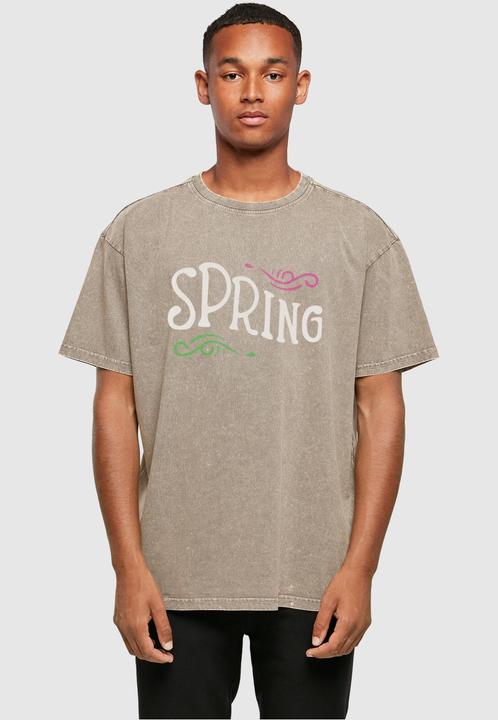 Produktbild Merchcode Spring text - Acid Washed Heavy Oversized Tee - 114091 (XL)