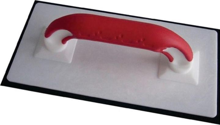 Produktbild Kronen Hansa Reibebrett mit 2-K-Griff, mit Zellgummiauflage Kunststoff L280xB140xS10mm (14 cm)