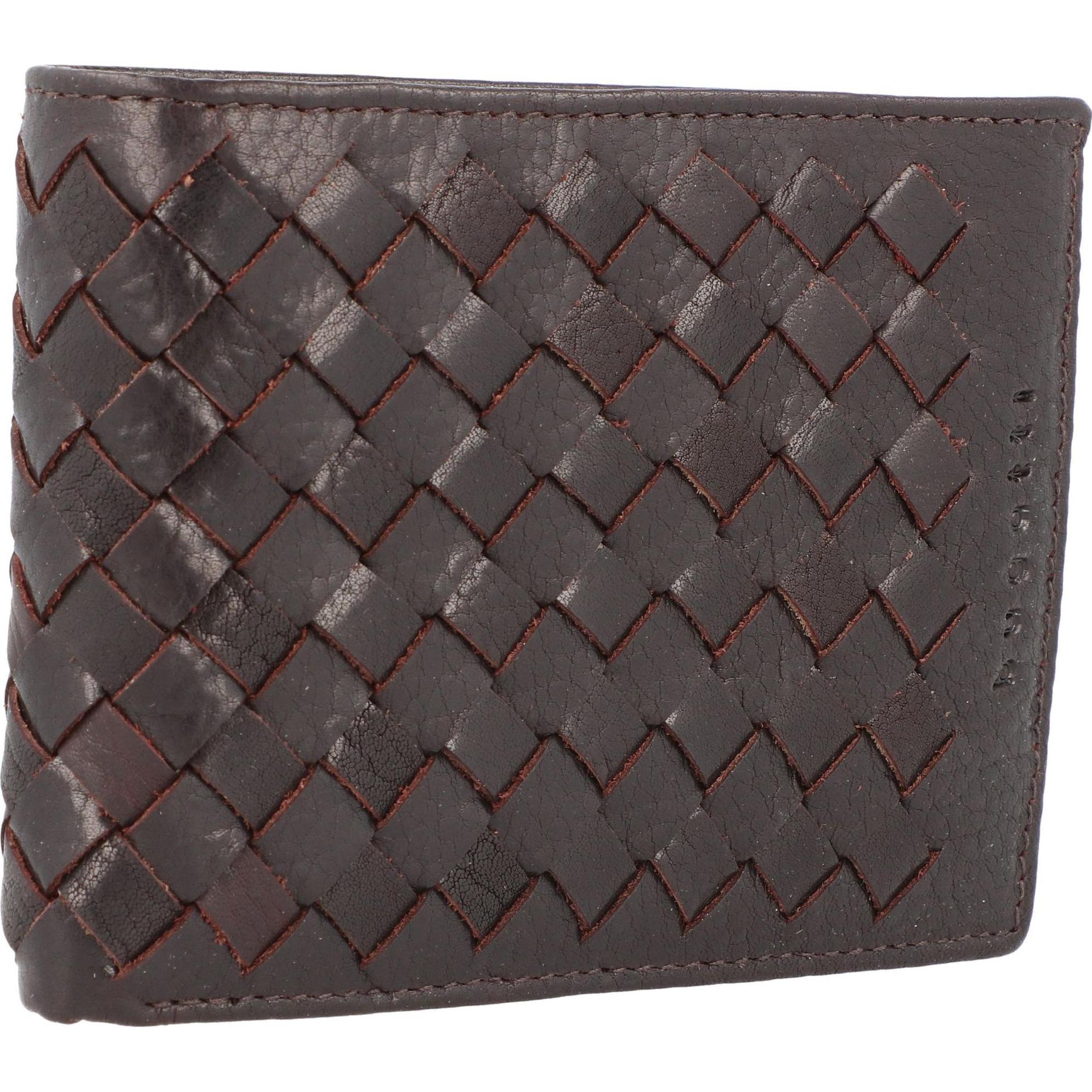 Thumbnail - Bugatti, Herren, Portemonnaie, Geldbörse Woven Wallet 6113, Braun