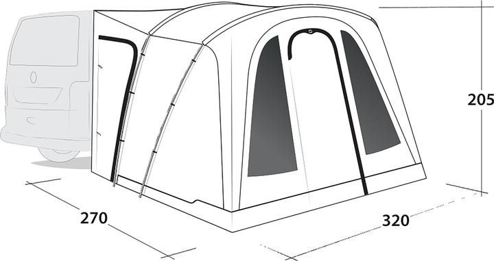 Produktbild Outwell San Diego (Vorzelt, 11.20 kg)