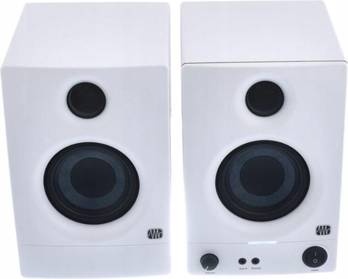 PreSonus Eris 3.5 2nd Gen White - a pair of active monitors white (Active, Pair, 2x 25 W)