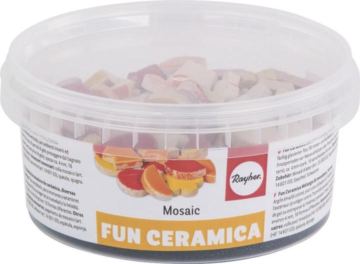 Produktbild Rayher Fun Ceramica Mosaikmischung, Formen, terrakotta