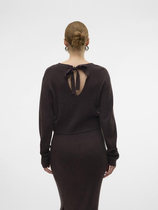 Produktbild Mamalicious Normal geschnitten Rundhals Gerippte Ärmelbündchen Tragetasche Strickpullover (XL)