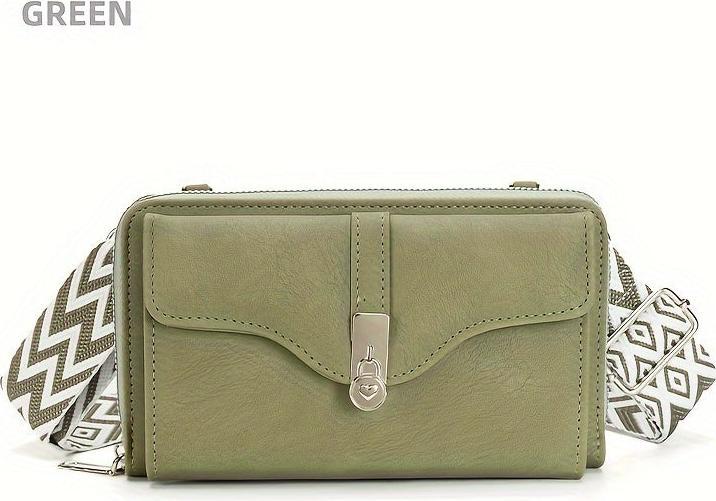 Actual product image Only-Bags.Store Classic minimalist shoulder bag, trendy shoulder bag with geometric pattern and