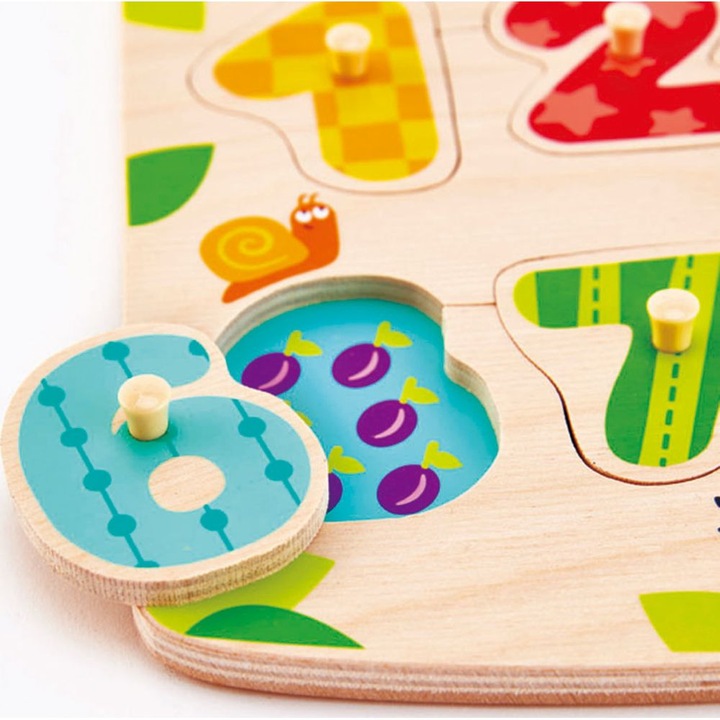 Actual product image Hape Number puzzle