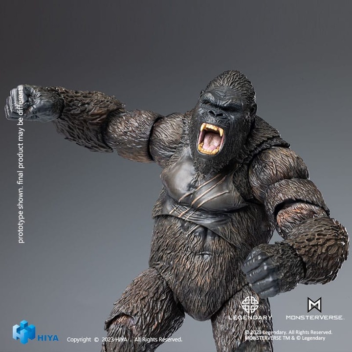 Actual product image Hiya Toys Kong: Skull Island Exquisite Basic Action Figure Kong 15 cm