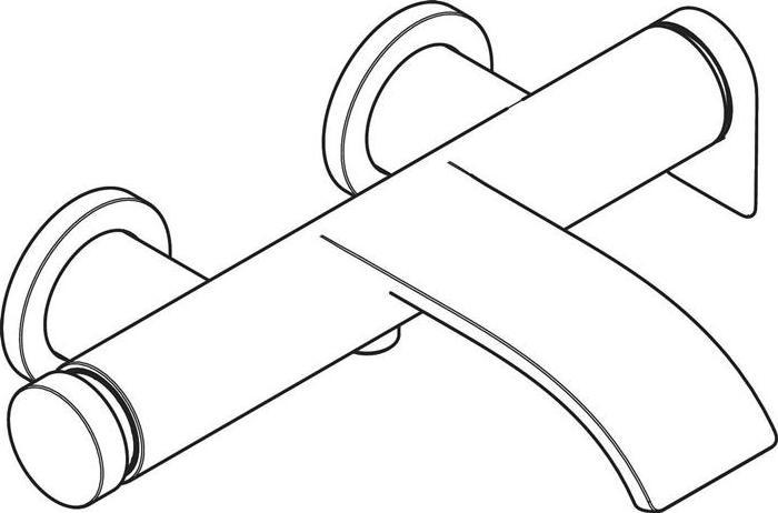 Produktbild hansgrohe VIVENIS Badearmatur, Aufputz, chrom