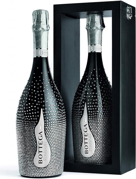 Bottega STARDUST Prosecco Special Edition mit Holzrahmen Magnum 1.5 Liter (1 x 150 cl)