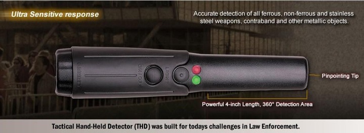 Immagine prodotto Garrett THD visitatie mano metaaldetector scanner beveiliging