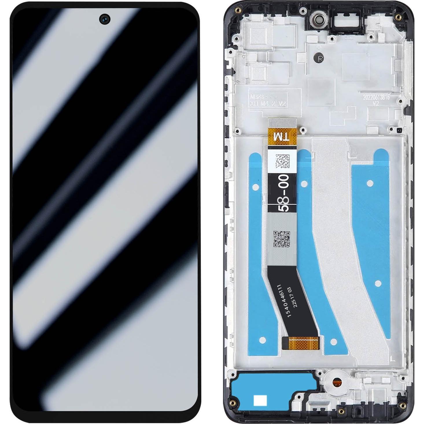 Relife Ersatzteil Bildschirm + Touchscreen (Inkl. Gehäuse) (Motorola Moto G32), Mobilgerät Ersatzteile, Schwarz