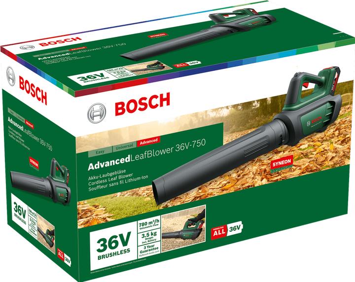 Actual product image Bosch Home & Garden AdvancedLeafBlower 36V-750 (Rechargeable battery operated, Leaf blower)